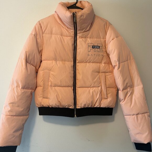 P.E NATION | Ramp Run Puffer Jacket - Peach Pastel - Picture 1 of 8